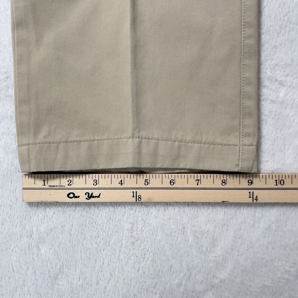 Peter Millar Raleigh Washed Twill Pant Mens Sz 40x38(32) Khaki 100% Pima Cotton - Picture 12 of 12